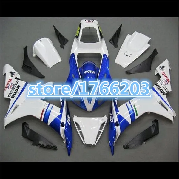 

YZF 1000, синяя, белая, фотосессия, модель YZFR1 2002 2003 Для YZF R1 02-03 02 03 YZF1000, фотообтекатель из АБС-пластика