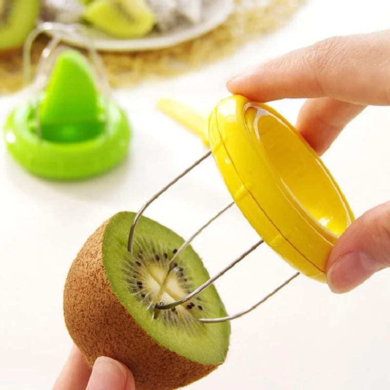 1 Set Creative Kiwi Fruit Mini Cutter Peeler Slicer Portable Kitchen Gadgets Tools For Pitaya Cooking Tool | Дом и сад