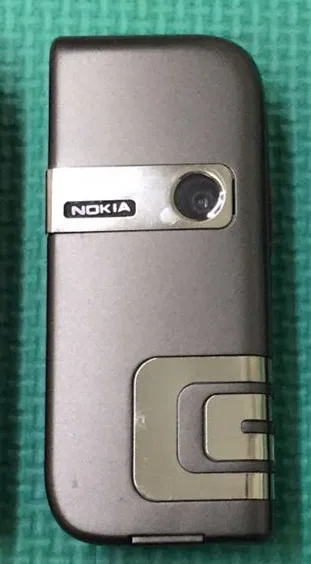 Серый Разблокирована Nokia 7260 с одинарным сердечником FM радио 760 мАч Серебряный Цвет только старые дешевые отремонтированный мобильный телефон - Цвет: Серый