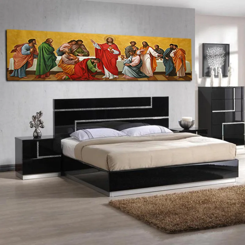 Цифровая печать знаменитый Иисуса из плотной ткани абстрактная живопись маслом