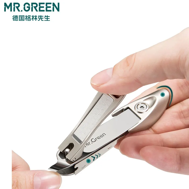 Кусачки MR.GREEN Скошенные для ногтей кусачки из нержавеющей стали ремонта