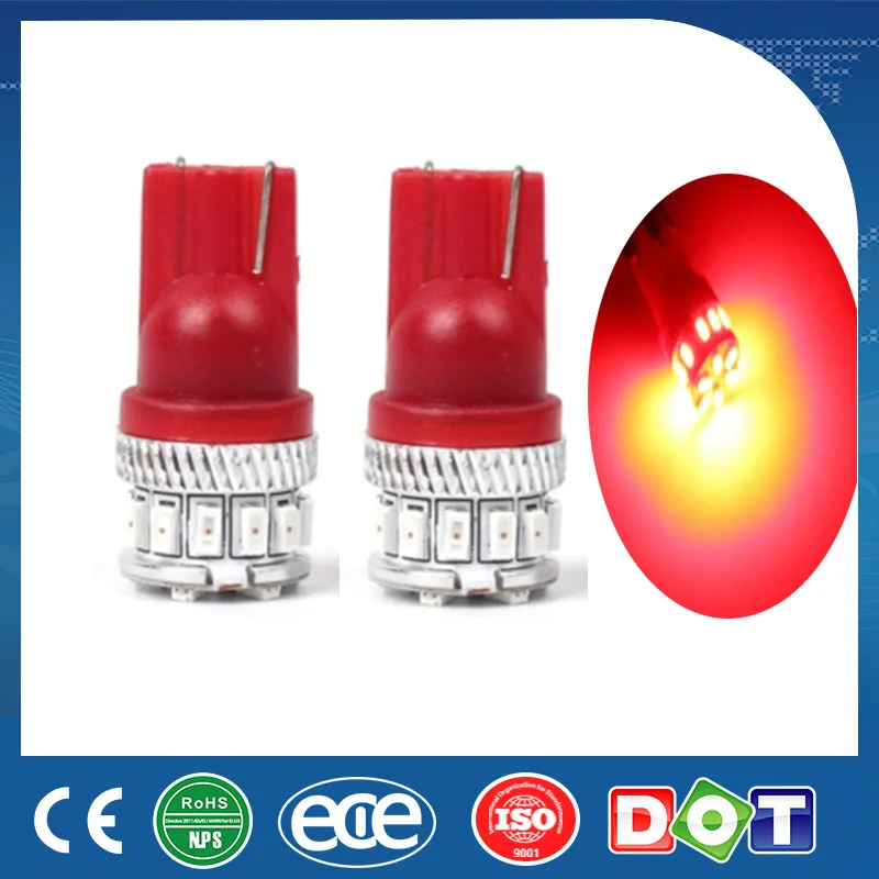 Keyecu 2 * супер яркий T10 18 SMD 3014 194 168 2825 W5W Освещение лампы синий/желтый/