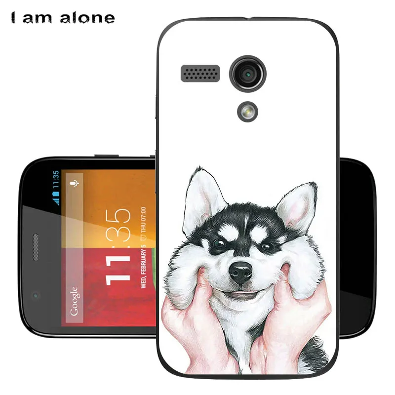 Чехлы для телефонов I am alone для Motorola Moto G XT1032, мягкий ТПУ чехол для мобильного телефона, милые сумки для Motorola Moto G - Цвет: Soft TPU HH90