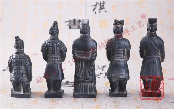 Da Qin терракотовые армейские воины и лошади украшения сувенир ручной работы подарки для заграничных 15 см/5 моделей