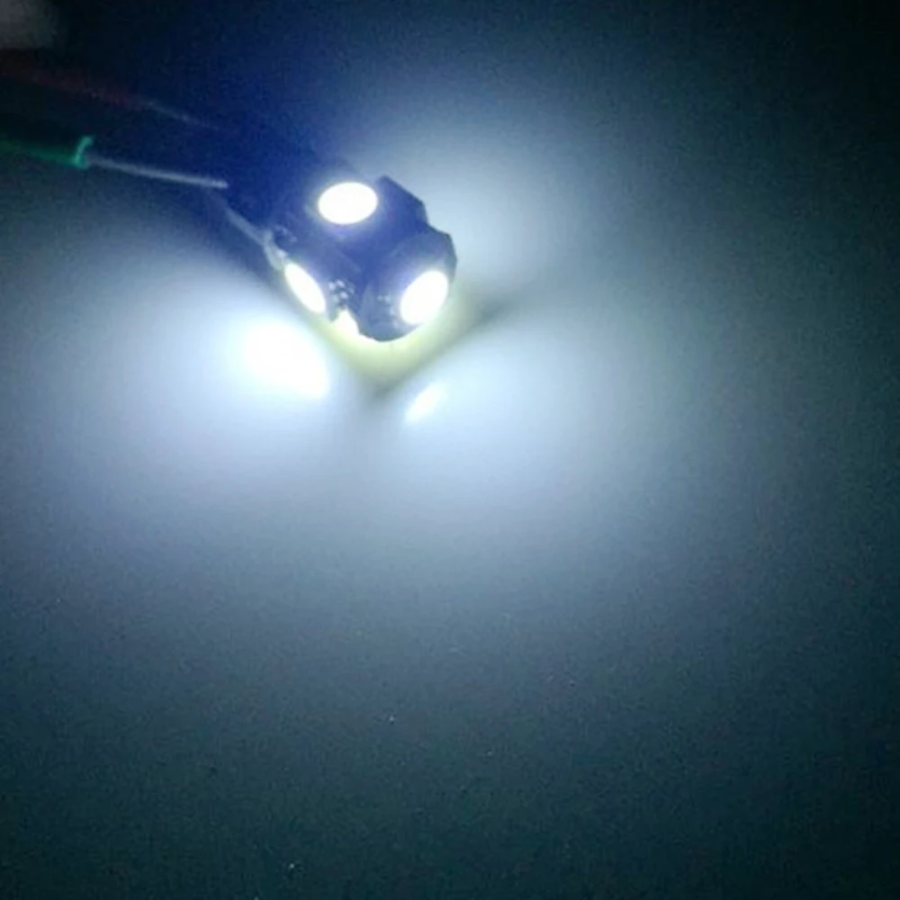 4 шт. автомобисветодиодный светодиодные лампы W5W T10 5050 5 SMD CANBUS 12 в постоянного