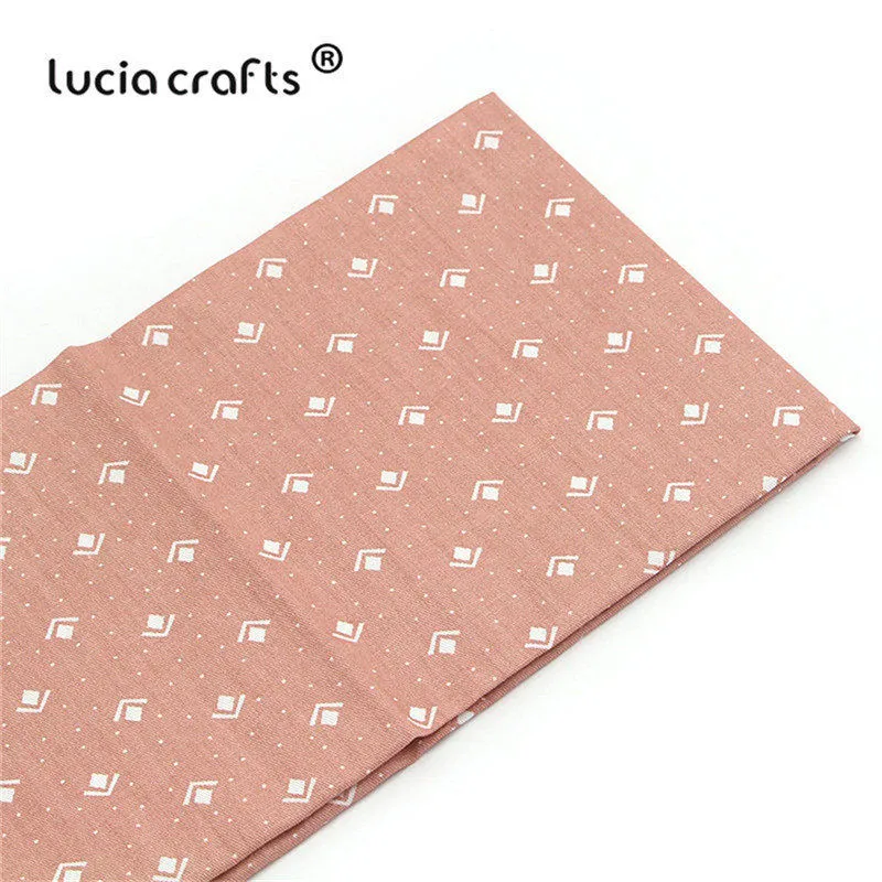 Lucia ремесла 50*50 см хлопок одеяла ткань для DIY шитья Лоскутное детское постельное Тильда кукла Текстиль Ткань H1010