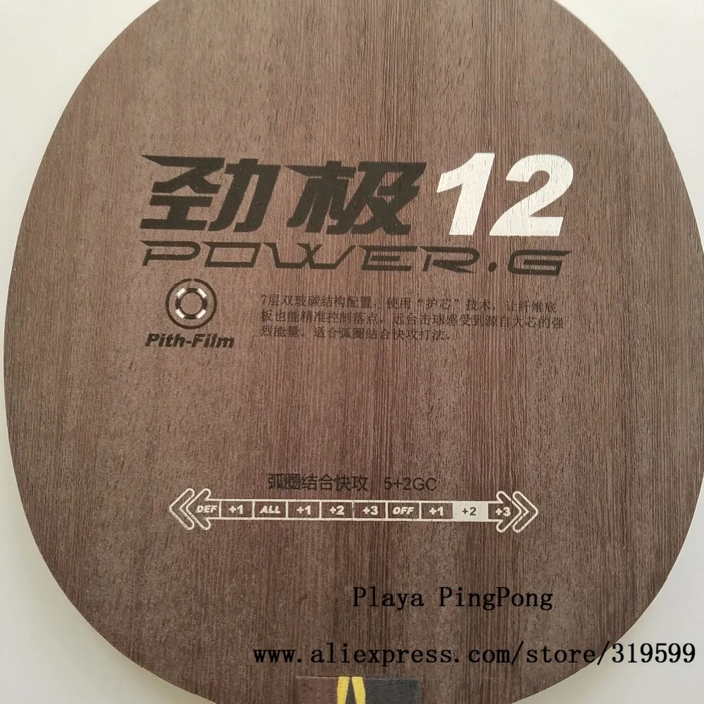 DHS PG12 POWER.G12 PG 12 Loop + Attack OFF ++ ракетка для настольного тенниса пинг понга|table tennis