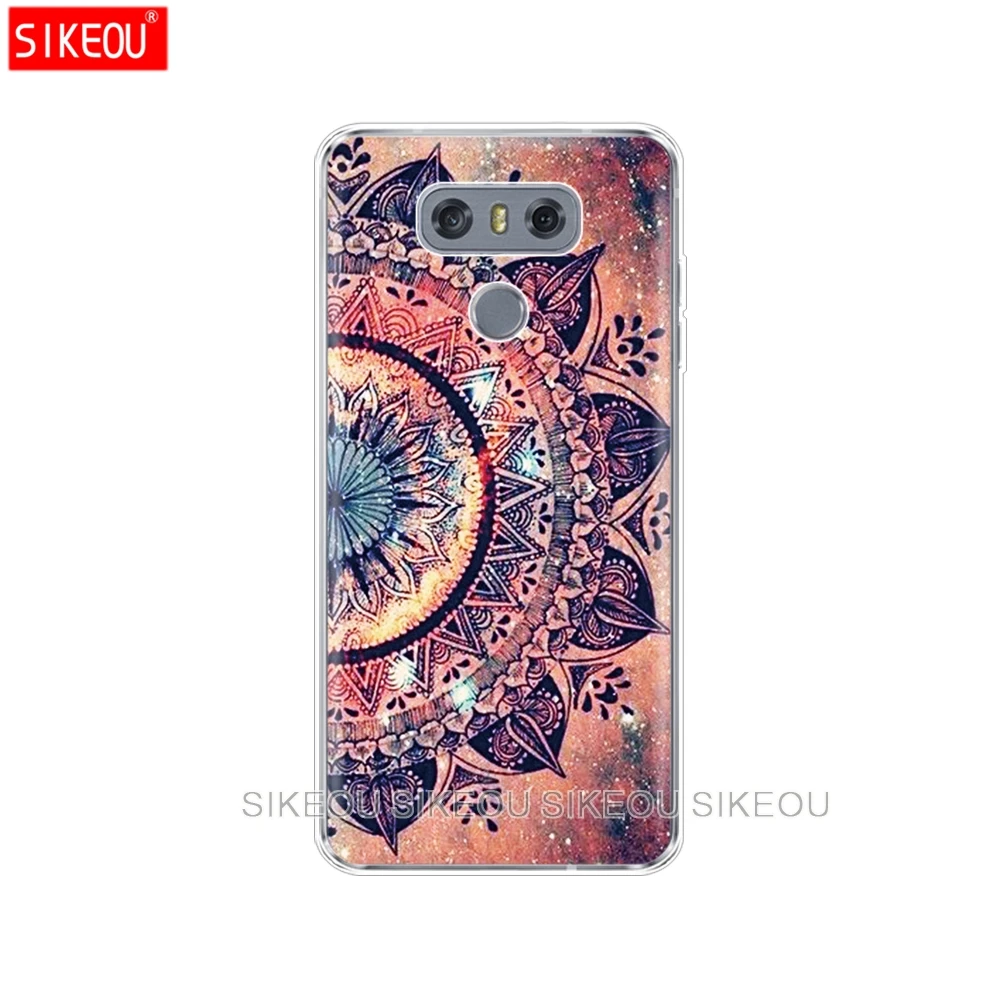Силиконовый чехол для телефона LG G7 Q8 Q6 G6 MINI G5 V30 V7 V9 k10 k8 X POWER 2 Мандала pantalla|Бамперы| |