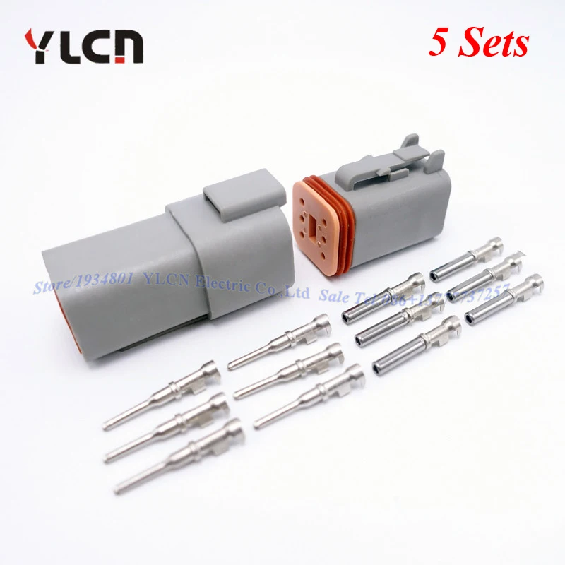 

Высокое качество, 5 комплектов, 6 pin way, абсолютно новый, 6 pin/way, герметичный, водонепроницаемый, электрический провод, авто разъемы, разъем для ...