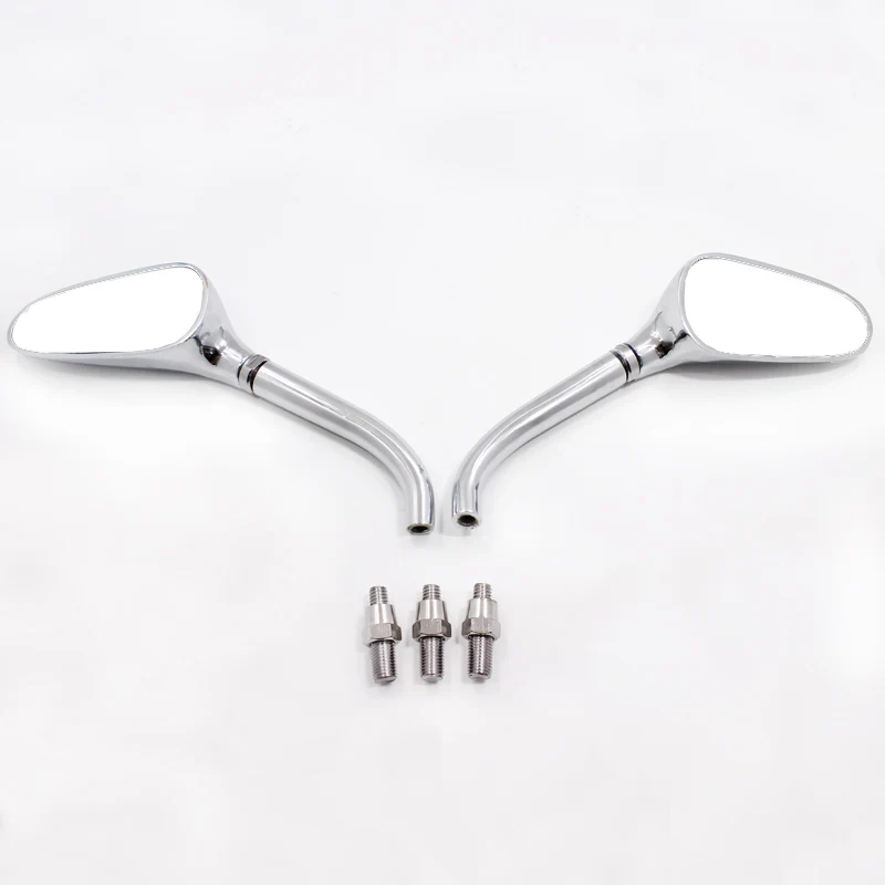 Зеркала для мотоцикла Nuoxintr хромированные зеркала Yamaha Virago XV 250 500 535 700 750 920 1100 Suzuki