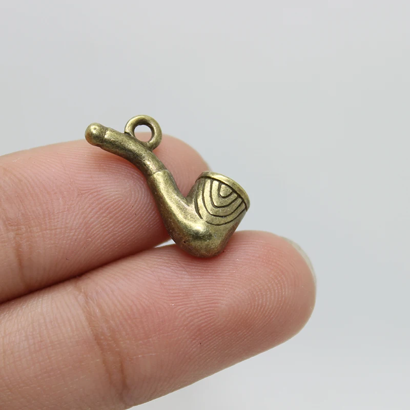 Античная тибетская Серебряная бронзовая 3D подвеска для ювелирных изделий 20