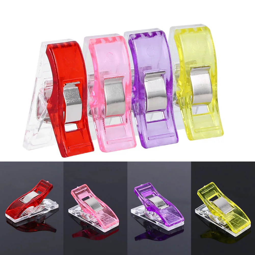 20 шт. чехол для ног Job многоцветные пластиковые зажимы окантовка шитье