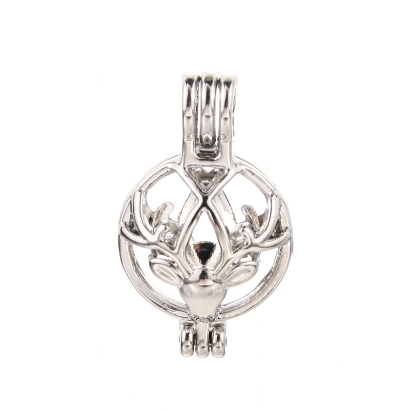 10 рождественских стилей жемчужная клетка медальон ожерелье кулон ювелирное