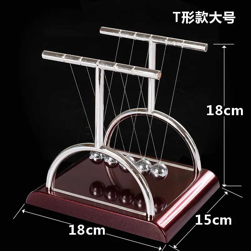 3 типа Ньютон Колыбель украшения Бильярд физическая энергия эластичный бампер