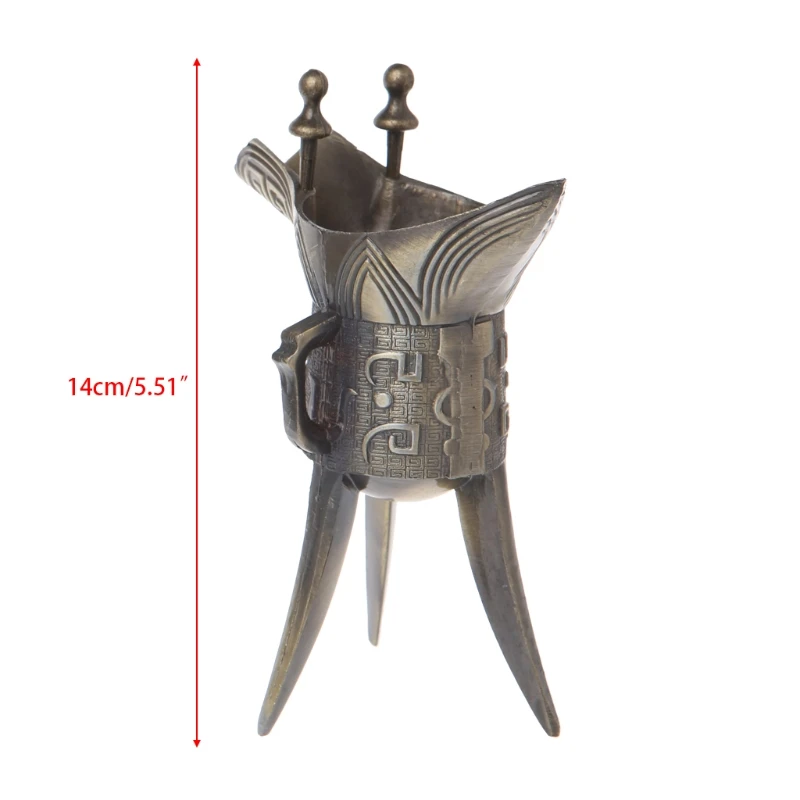 Китайская антикварная Архаическая чашка для вина Декор коллекционное