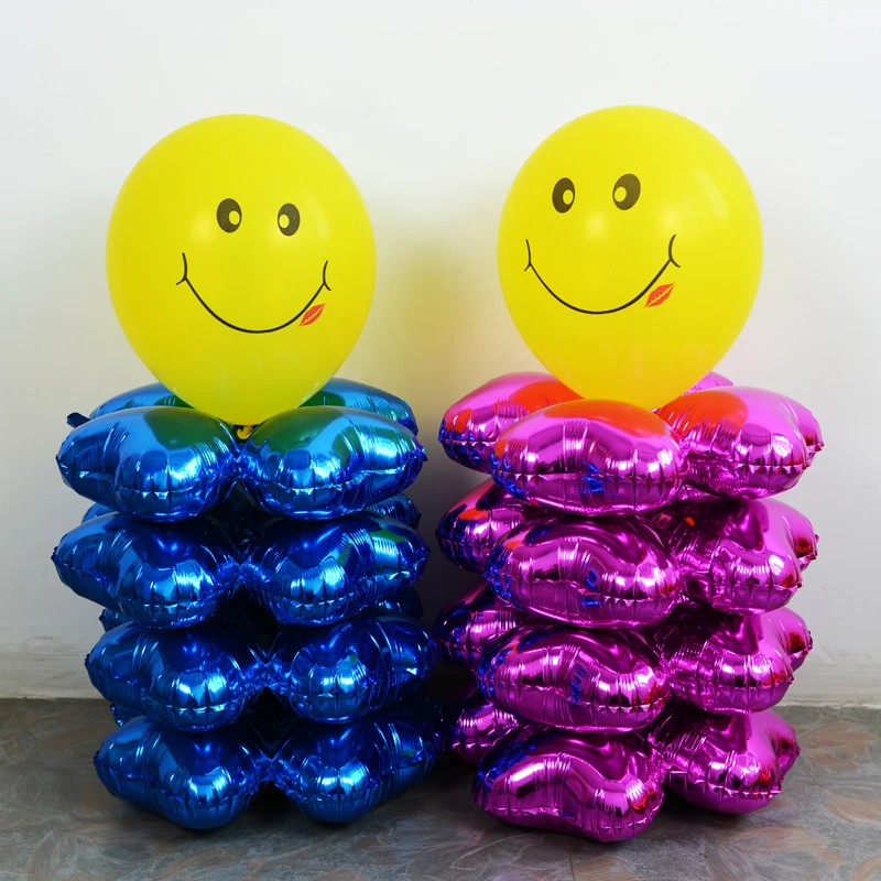 5 шт./лот 18 дюймов четырехлистная трава шары гелий для вечерние белые свадебные