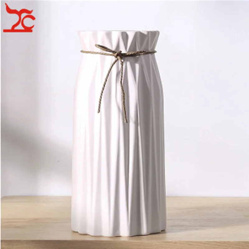 

Modern minimalist home furnishings decoration color ceramic small fresh vase flower inserted dry flower container