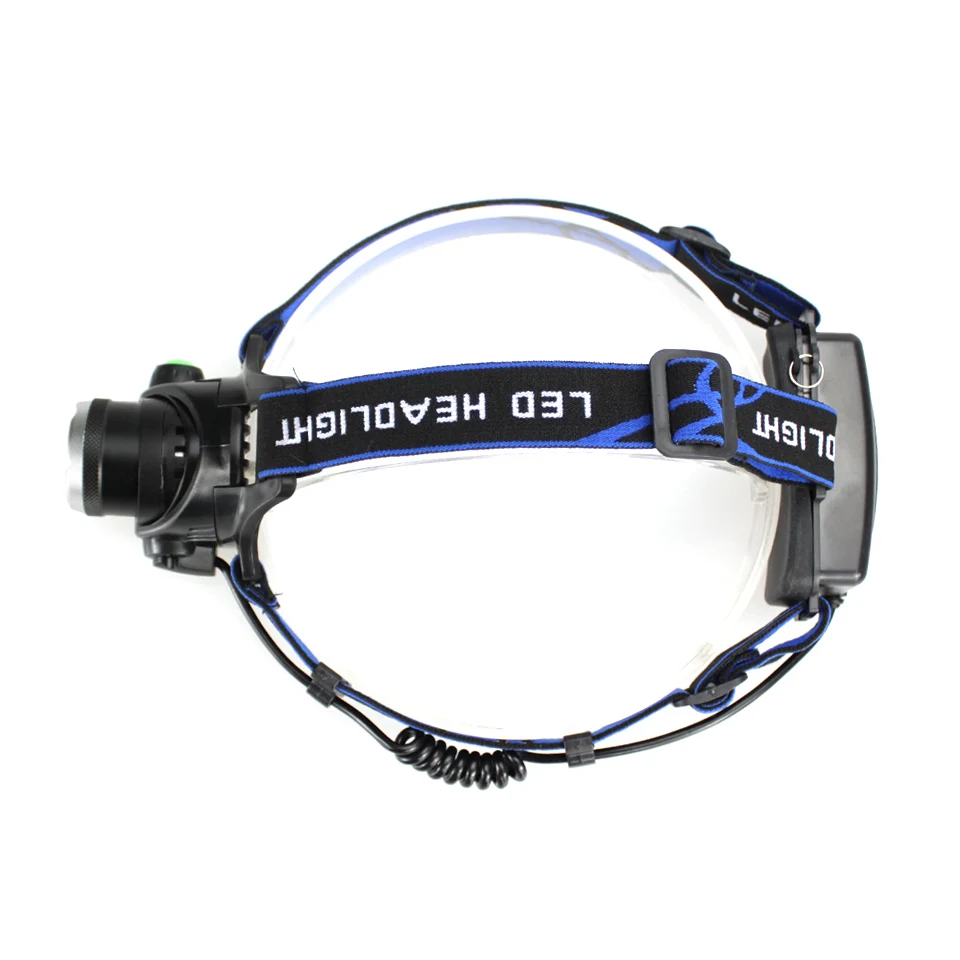 Светодиодный налобный фонарь Cree XML T6 2000LM, налобный светильник, масштабируемый налобный светильник, водонепроницаемый налобный фонарь, светильник-вспышка, налобный фонарь, рыболовный, охотничий светильник