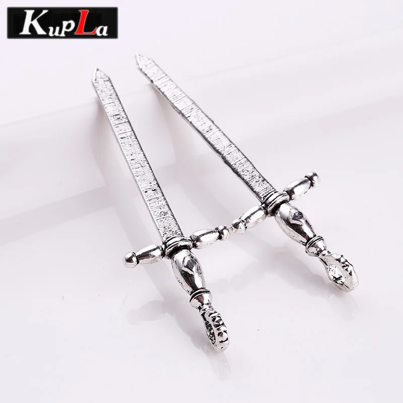 Винтажные металлические рыцарские шармы в стиле ретро аксессуары ручной работы