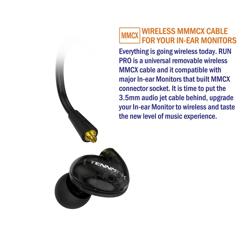 TENNMAK RUN PRO MMCX шейные Bluetooth наушники вкладыши с APTX aptx APT X и CVC6.0 для UE900 SE215 SE315 SE846 SE535