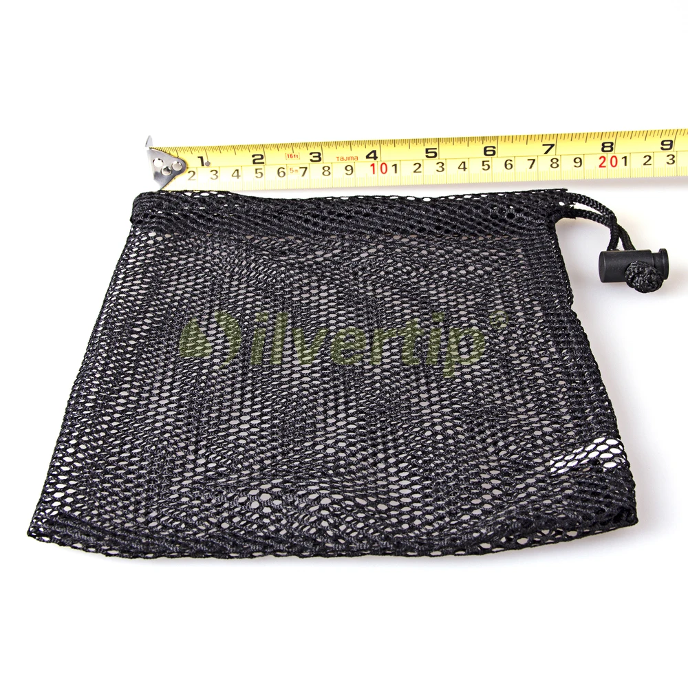 Free Shipping Nylon Mesh Bag Pouch Tennis Golf Ball Equipment Holder 24 Balls Black Portable Storage Drawing String Closure | Спорт и