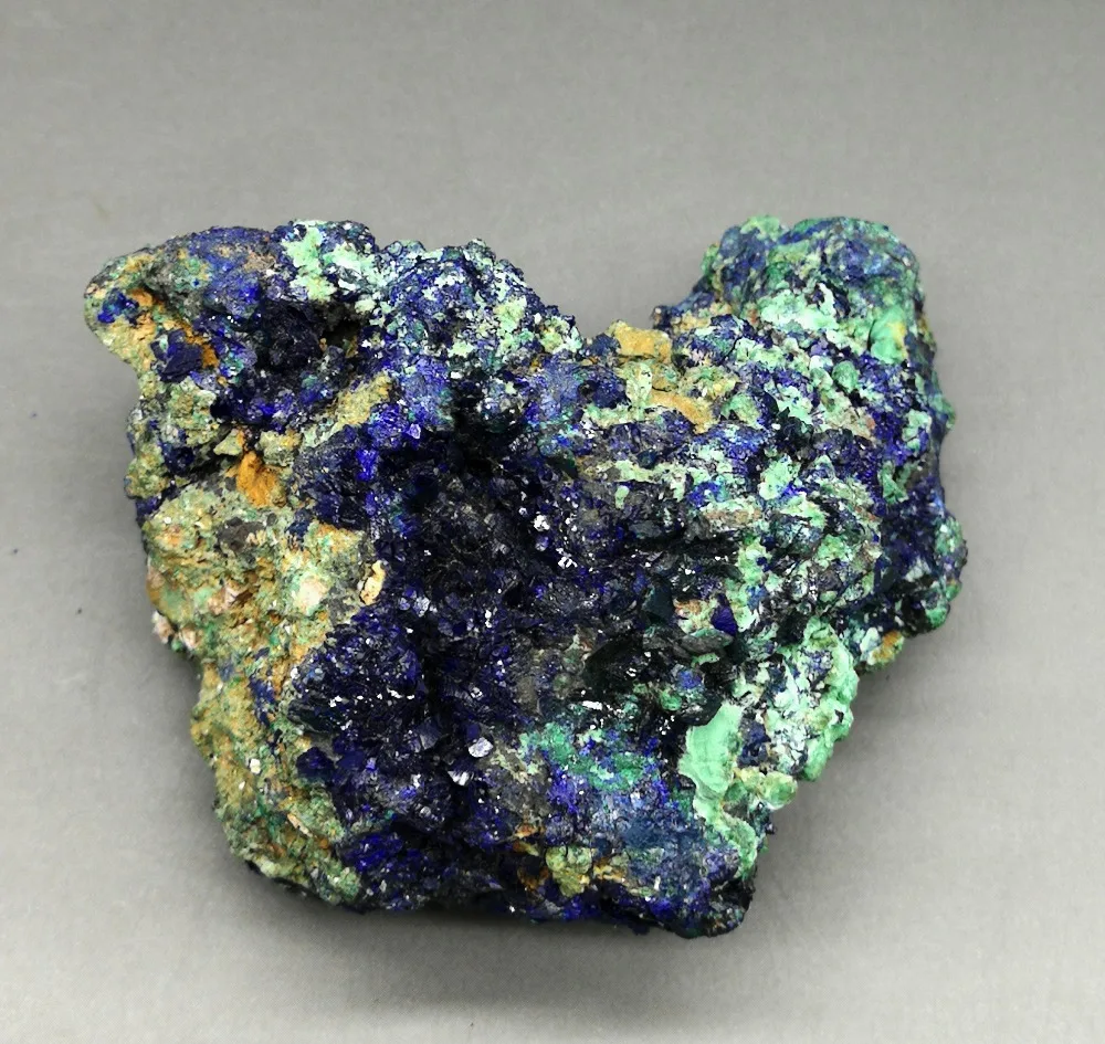 98 г натуральный камень и кристалл azurite/Малахитовый симбиотический минеральный