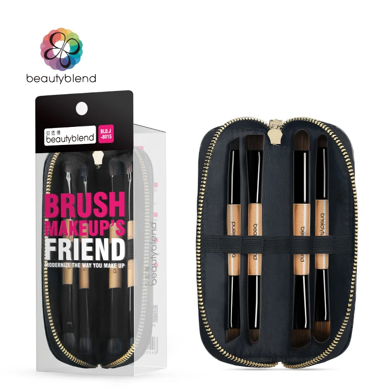 Beautyblend бренд J-8015 4 шт. двойной головкой для Щётка Макияж Инструменты тени век