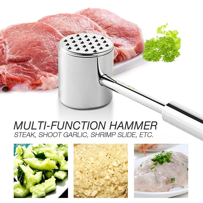 Двусторонняя Мясо Tenderizer Сердцеед Картофель Кухня инструмент Нержавеющая сталь