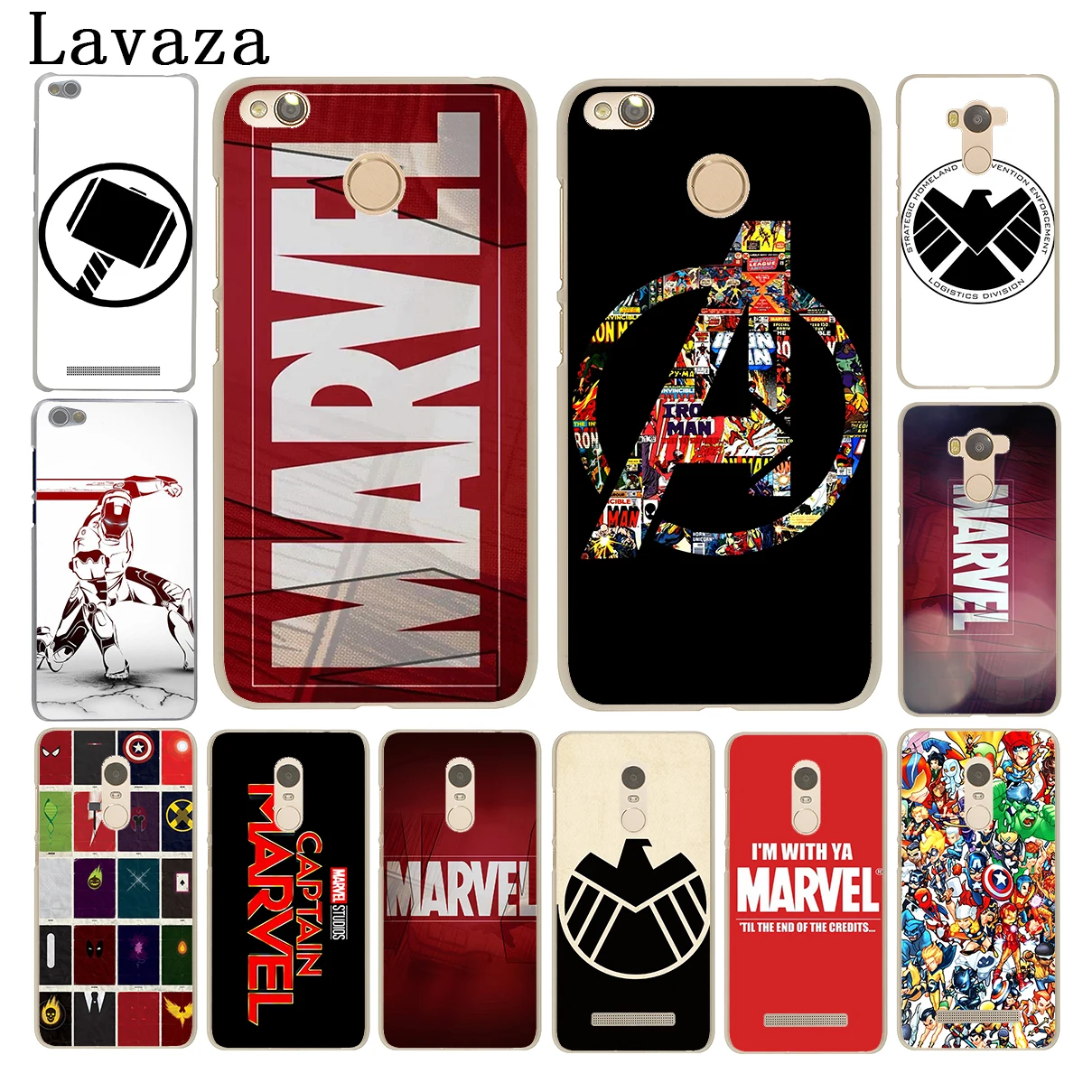 Роскошный чехол для телефона Lavaza с логотипом комиксов Marvel Xiaomi Redmi K20 8A 7A 6A Note 8 8T 7 5 6
