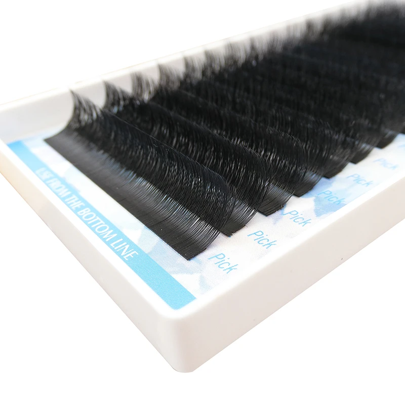 Misslamode 0.07 double curl Volume Eyelash Extension individual eyelashes Mink False Fake Lashes eyes lashes false eyelashes