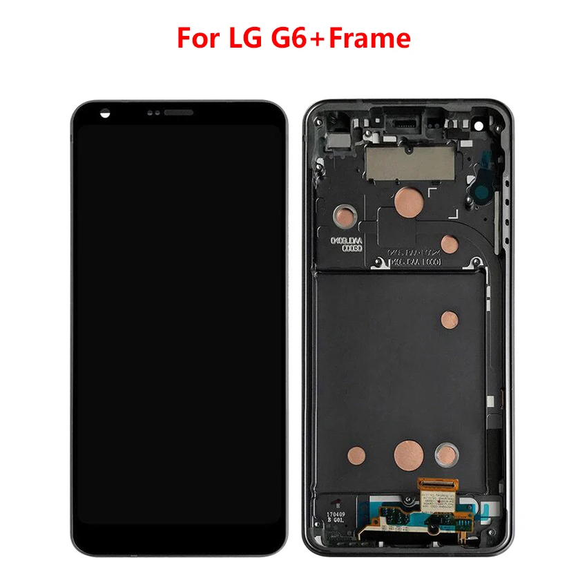 100% протестированный экран Для 5 7 дюймового LG G6 ЖК дисплей с рамкой кодирующий