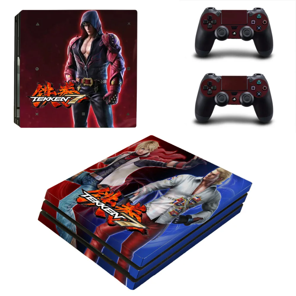 Игра Tekken 7 PS4 Pro кожи наклейки для Sony PlayStation 4 консоли и контроллеры Dualshock