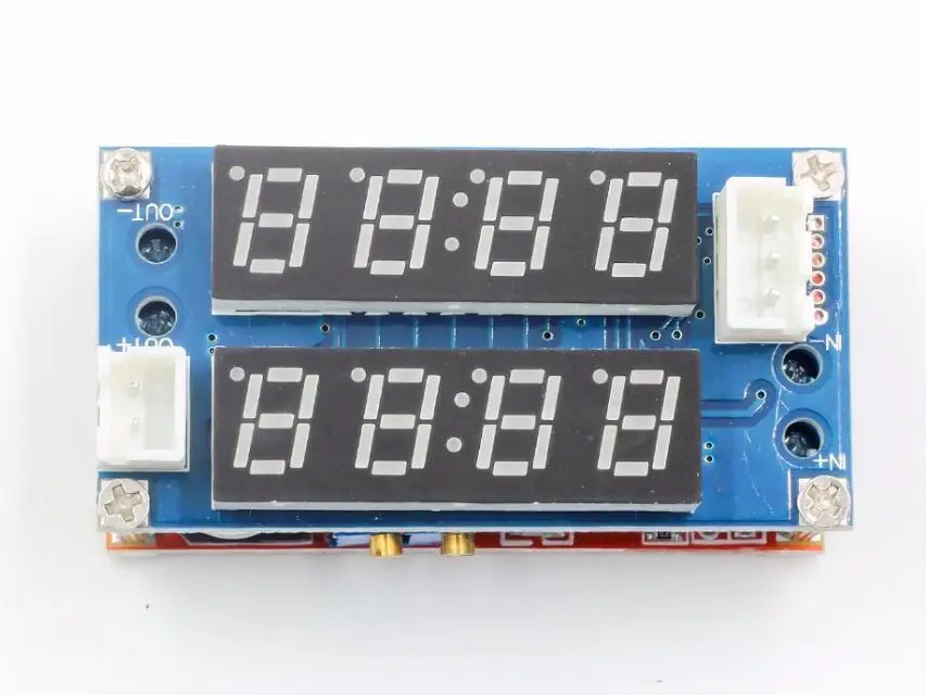 2 in 1 XL4015 5A Adjustable Power CC/CV Step-down Charge Module LED Driver Voltmeter Ammeter Constant current voltage Connector |