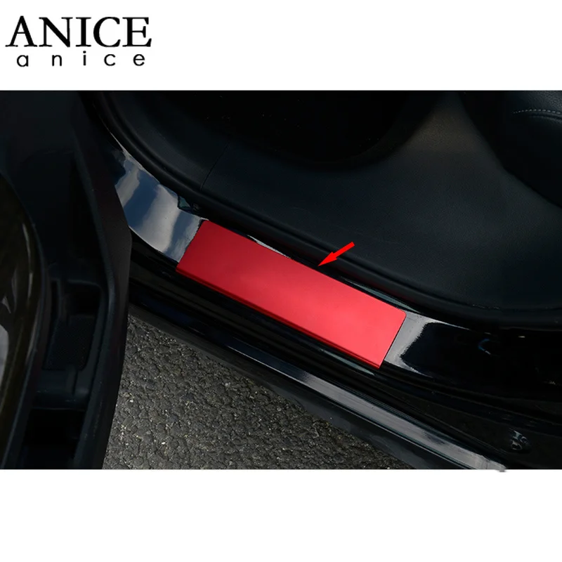 4 шт. ограничитель открытия двери алюминиевый сплав сторону пороги Накладка для