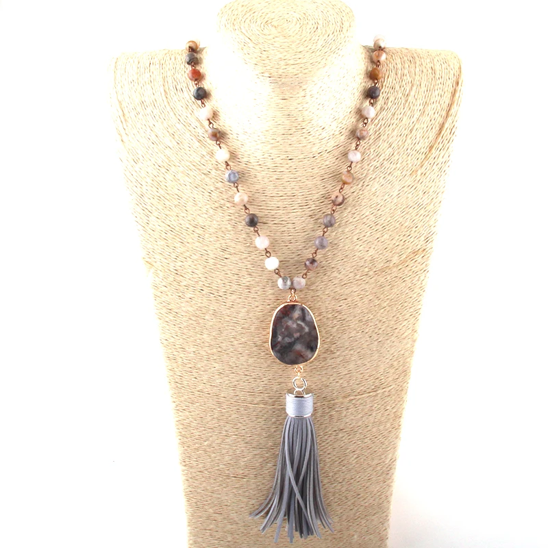 MOODPC модное богемное этническое ювелирное изделие натуральная полудрагоценная