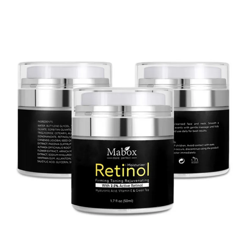 Mabox Витамин Е коллагеновый Гладкий отбеливающий крем Retinol 2.5% увлажнитель для лица