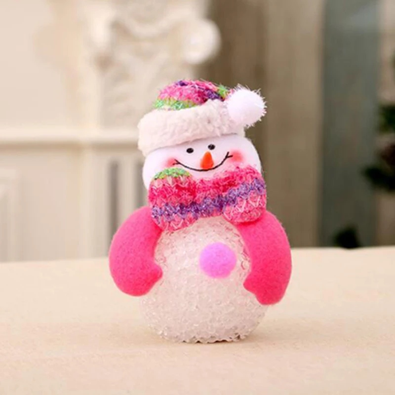 

Christmas glowing doll Hanging Decor Glow Dolls Creative Night Light Christmas Tree Decorations rave Party Supplies Decoracion
