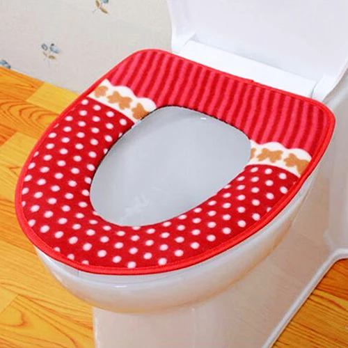 Защитный чехол для унитаза мягкий теплый коврик ванной комнаты | Дом и сад