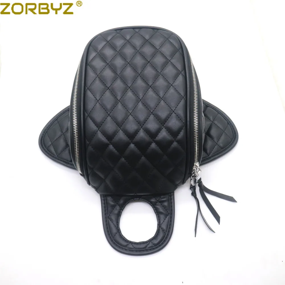 ZORBYZ водонепроницаемый магнитный Мотоцикл Алмаз из искусственной кожи масляный топливный бак дорожная сумка для Harley 883 1200
