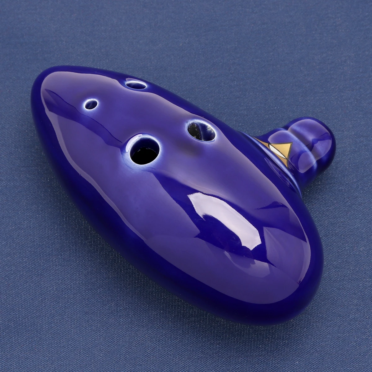 6 отверстий Профессиональный легкий альт C тон окарина Синяя Керамическая Флейта