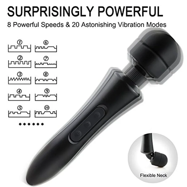 Новый мощный оральный вибратор вибраторы для Для женщин USB зарядка AV в виде