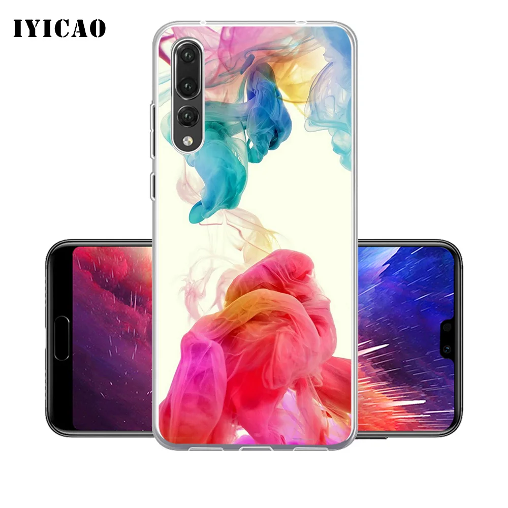 Мягкий силиконовый чехол IYICAO для Huawei P30 P20 Pro P10 P9 P8 Lite P Smart TPU | Мобильные телефоны и