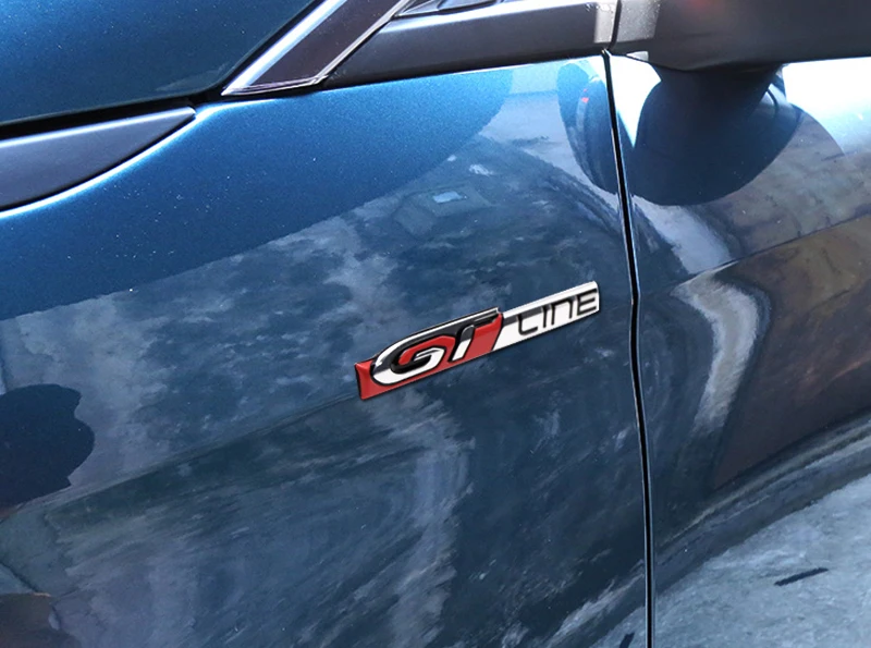 Для Peugeot 208 308 508 2008 3008 5008 GT линии Стикеры Сторона Эмблемы задний багажник украшения