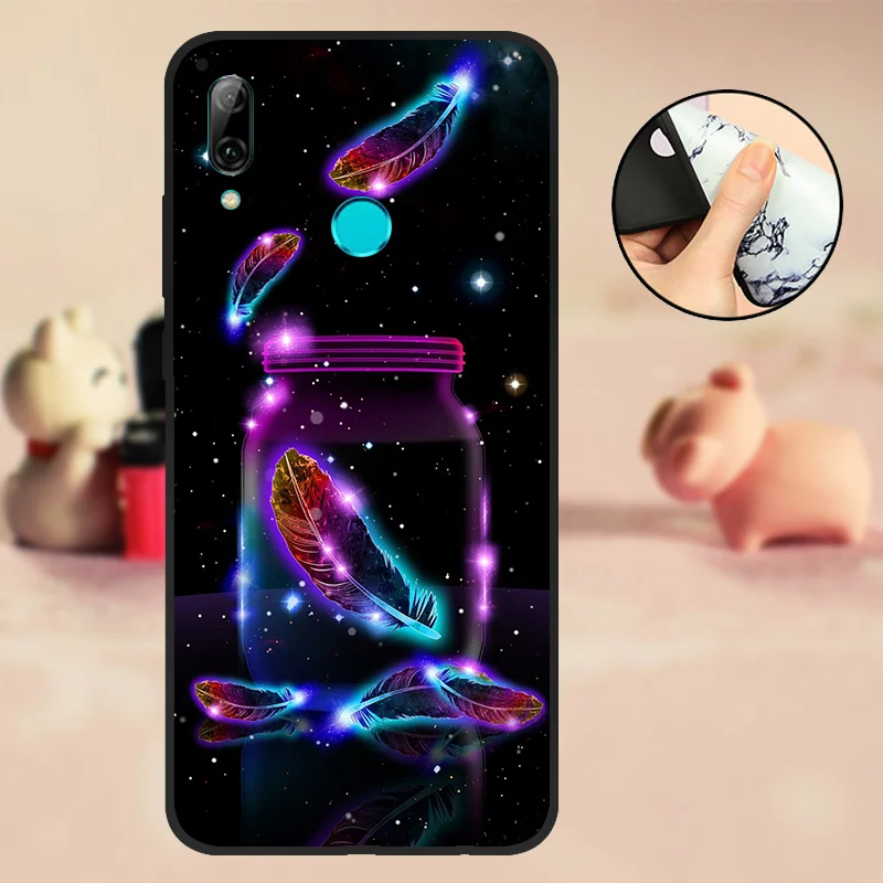 Чехол P Smart 2019 для Huawei PSmart силиконовый черный чехол из ТПУ 6 2 дюйма мягкий