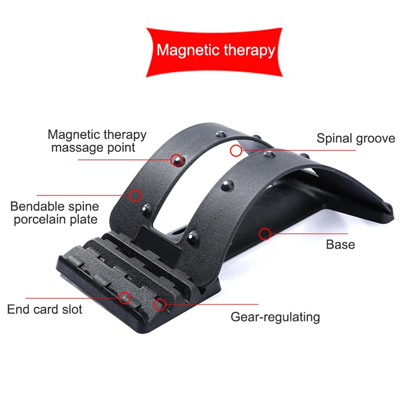 Массажер для спины носилки оборудование фитнеса растягивающийся расслабляющий