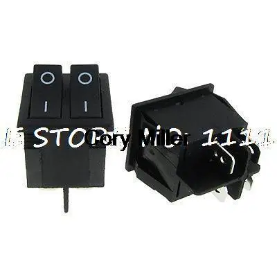AC 15A250V 20A125V ВКЛ-ВЫКЛ SPST 2 банды катер кулисный переключатель 4 припоя наконечник (art.: 68632f7d) - 68632f7d