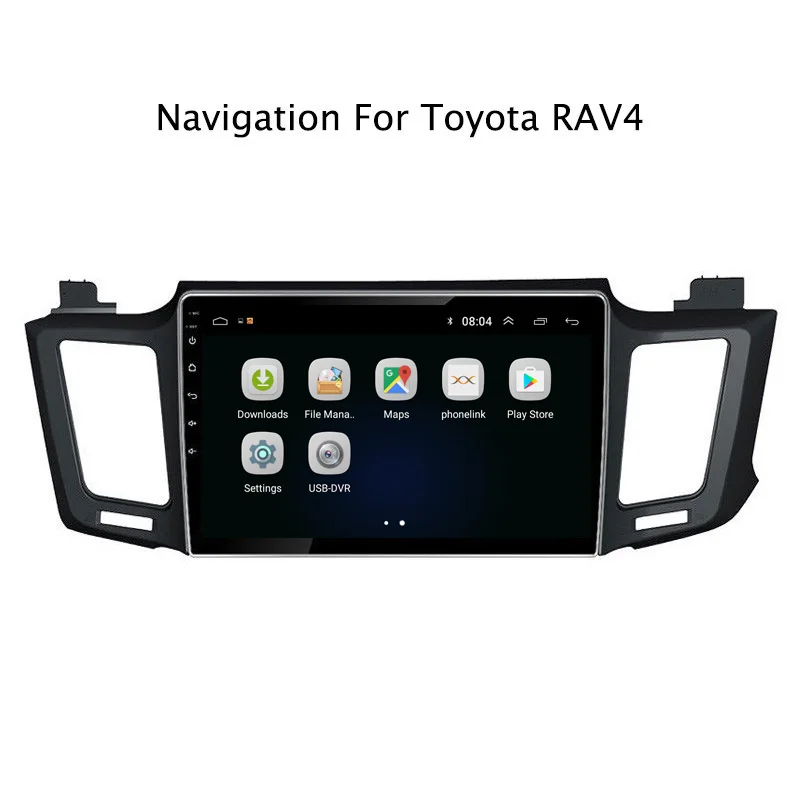 Ectwodvd Android 8 1 dvd плеер для автомобиля gps навигация Toyota RAV4 2013 2014 2015 2016 2017 2018 с Радио