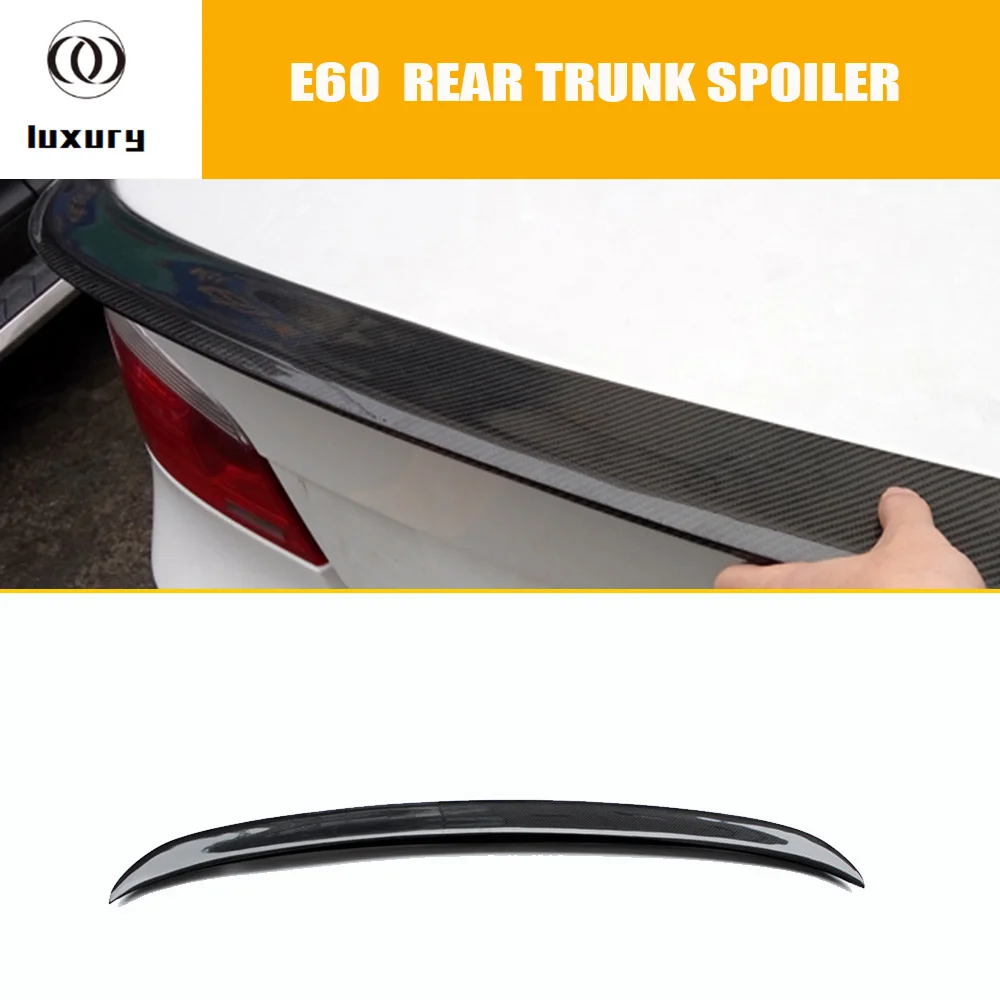 Задний спойлер E60 из углеродного волокна для BMW 520i 523i 530i 535i 520d 525d 530d 535d 2004 2006 AC