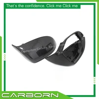 for audi a7s7 rs7 11 12 13 14 replacement style gloss black carbon fiber mirror cover without lane assist hole