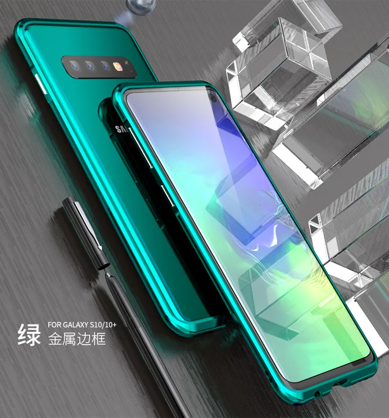 Роскошный металлический алюминиевый чехол-бампер для samsung Galaxy S10 Plus S10, чехол-накладка для samsung S10 Plus, противоударный чехол s Coque